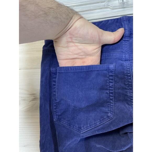Vineyard Vines Pants Womens 00 Blue Corduroy Stretch 5-Pocket Skinny Zip Fly - Picture 8 of 13
